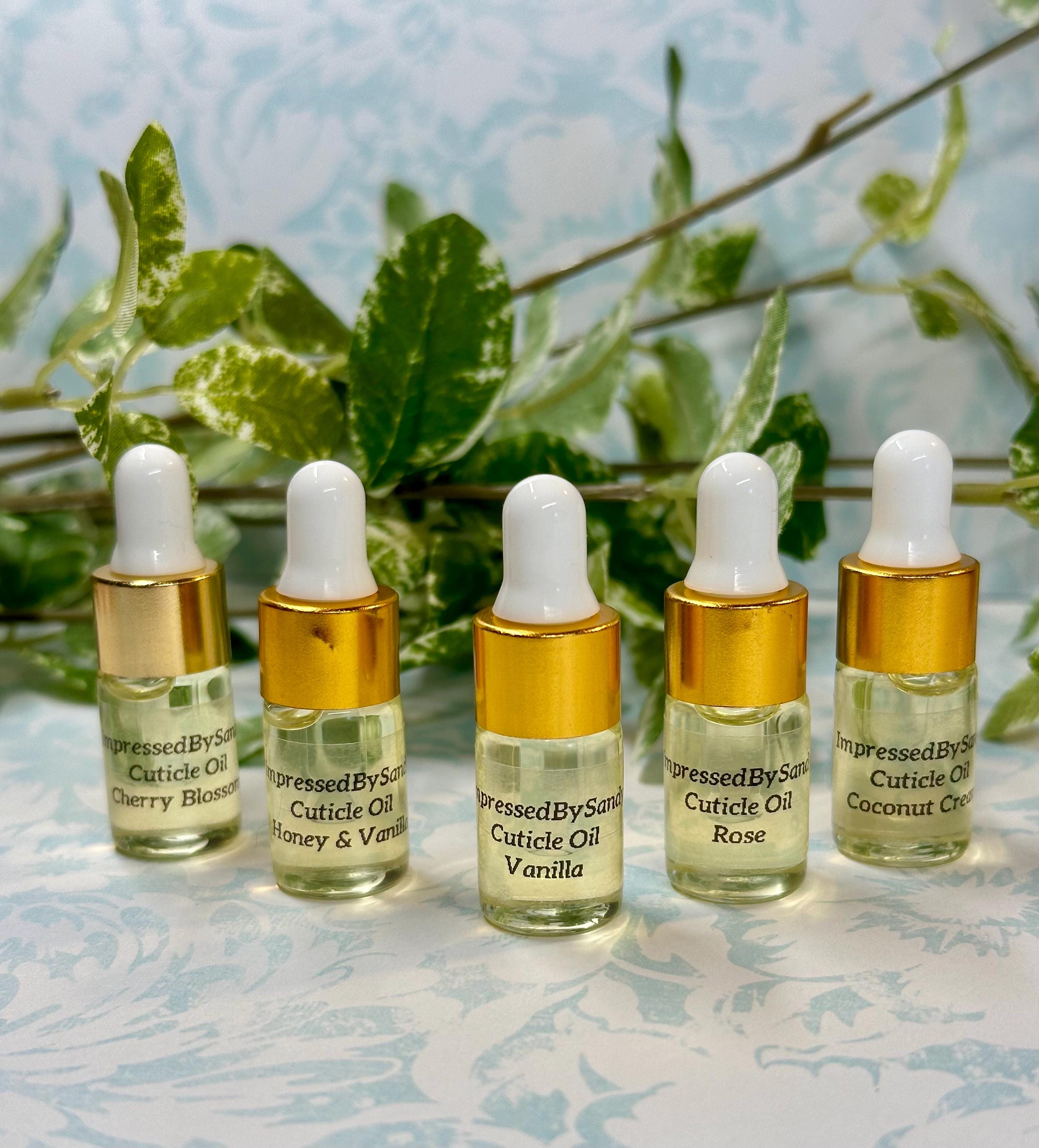 Hydrating cuticle oil bottles, nail oil, scented oil, all natural, 64 scents