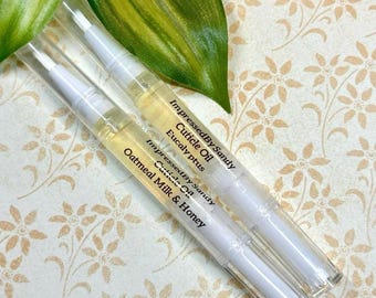 2 pack Hydrating cuticle oil pens, nail oil, scented oil, all natural