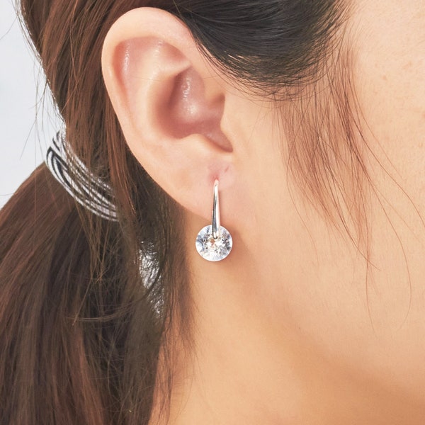 Atlas Earrings (Pair) Created with Zircondia® Crystals