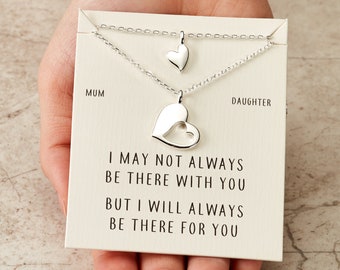 Mother Daughter Piece of My Heart Necklace Set by Philip Jones