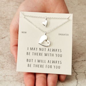 Mother Daughter Piece of My Heart Necklace Set by Philip Jones