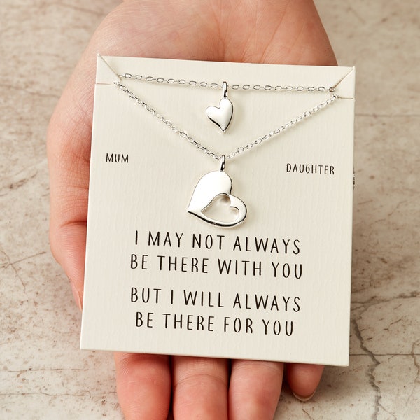 Mother Daughter Piece of My Heart Necklace Set by Philip Jones