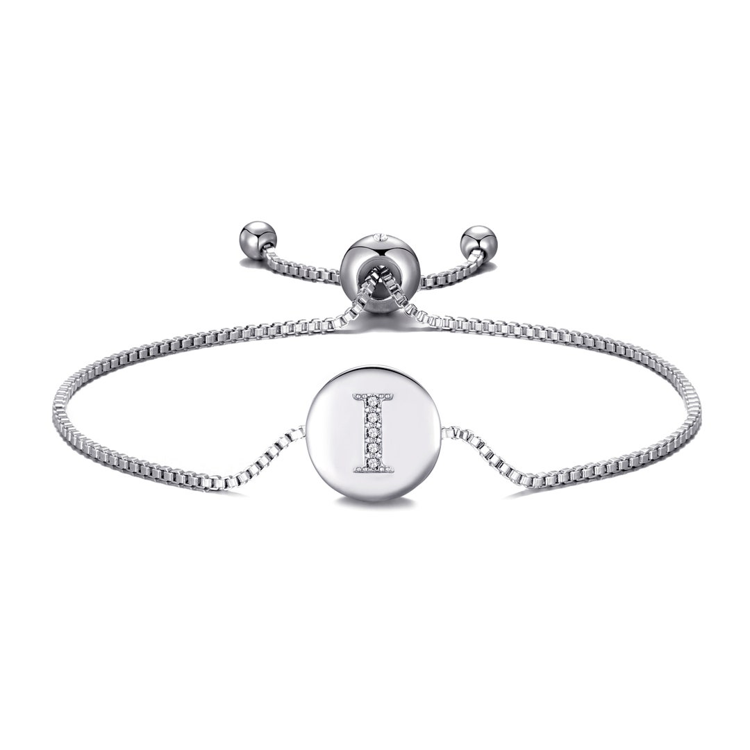 Bracelet Trèfle Plaqué Argent Avec Cristaux Zircondia - Philip Jones - Longueur 17.8cm + Rallonge - Cadeau - 9