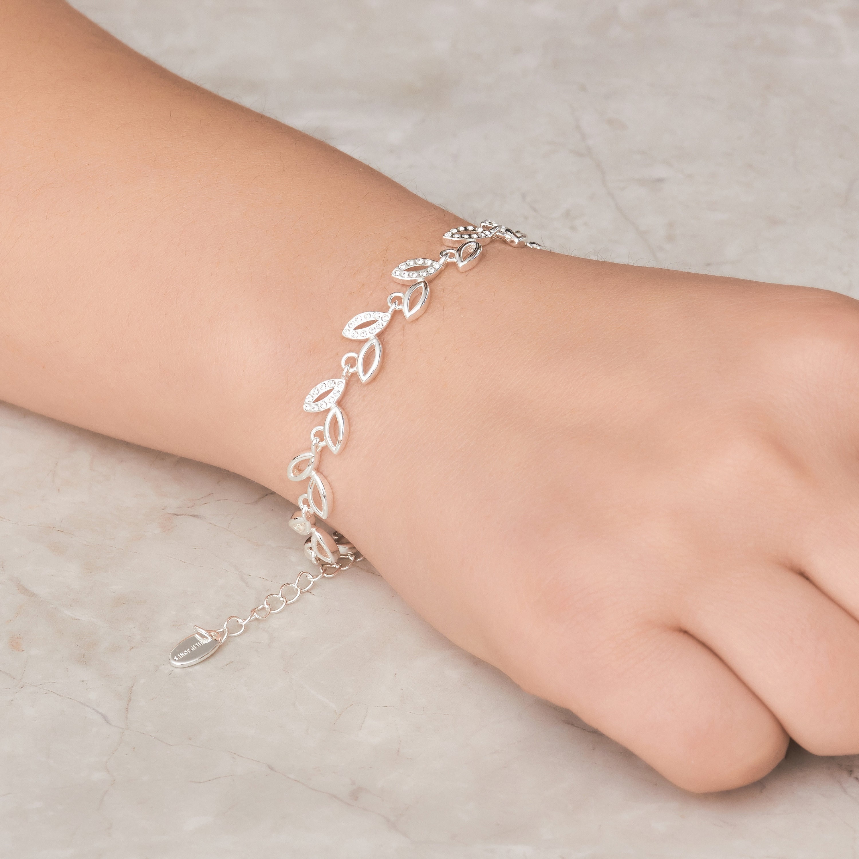 Be You Tiful Adjustable Sterling Silver Bracelet - Purple Pelican Designs