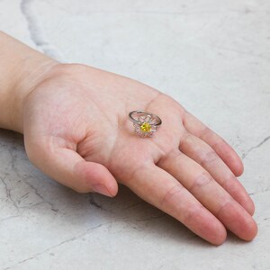 Philip Jones Collana Margherita Con Cristalli Zircondia | Gioiello Elegante In Sacchetto Regalo Di Lusso | Regalo Per Lei