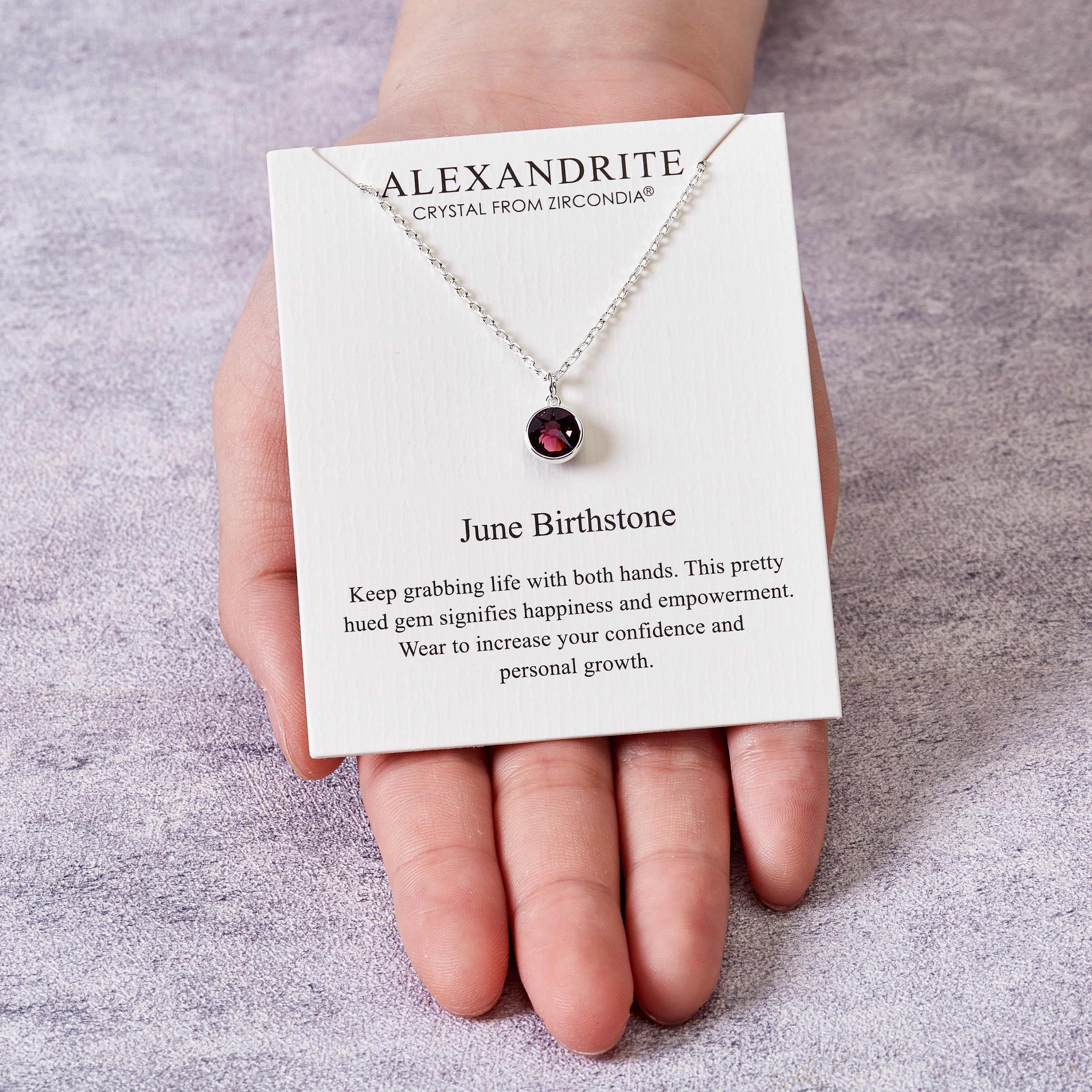 June birthstone necklace June birthstone necklace