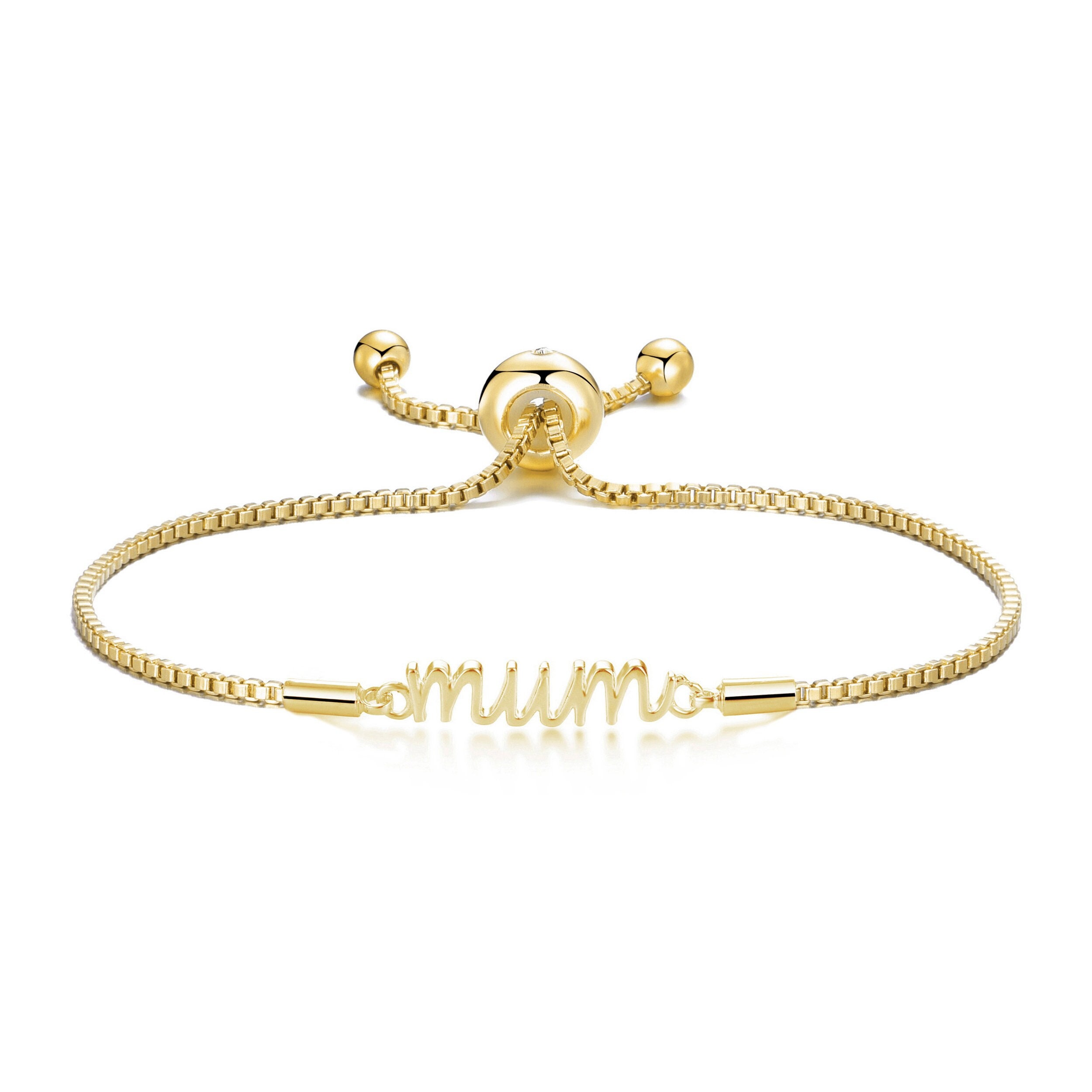 White gold mum on sale bracelet