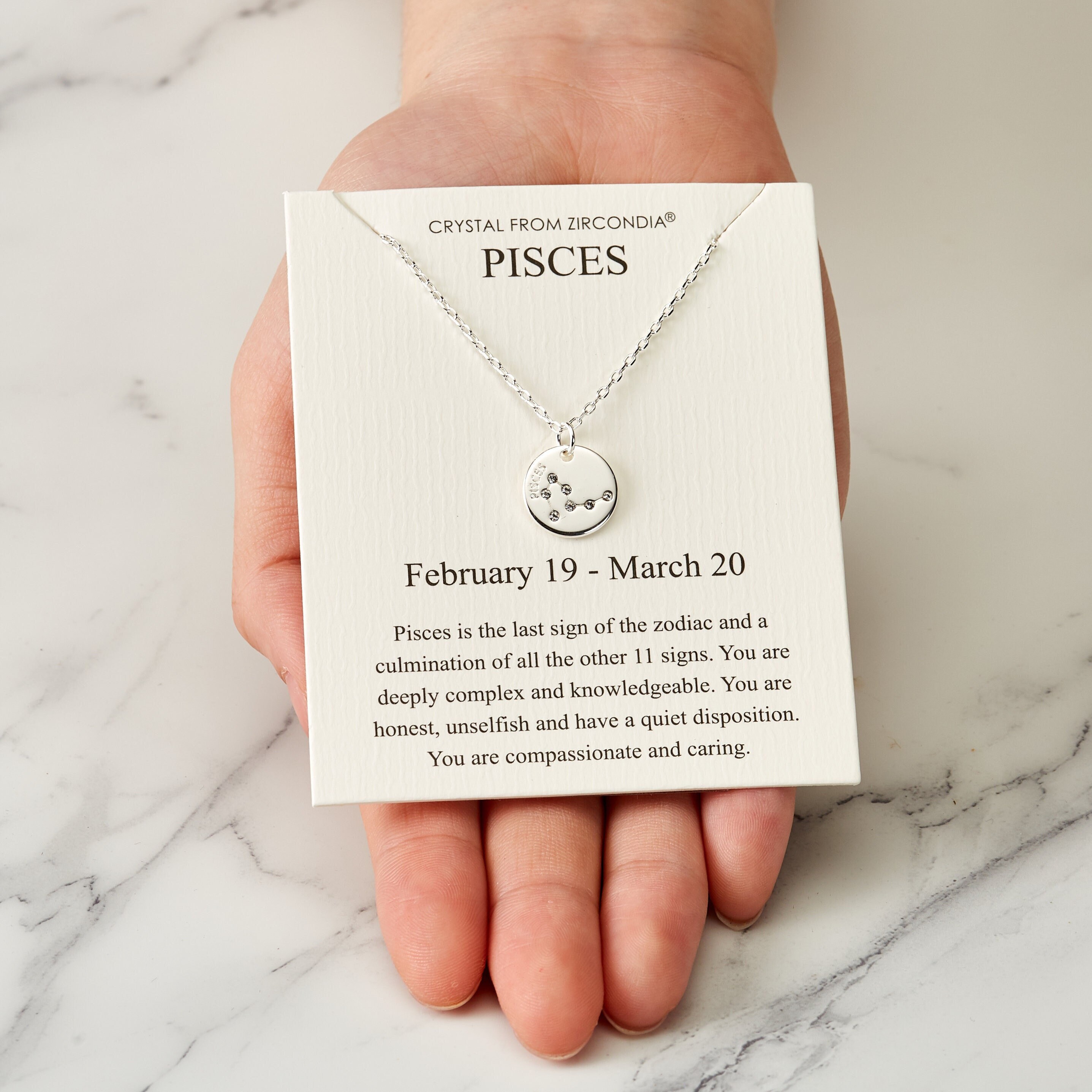 Pisces online sign necklace
