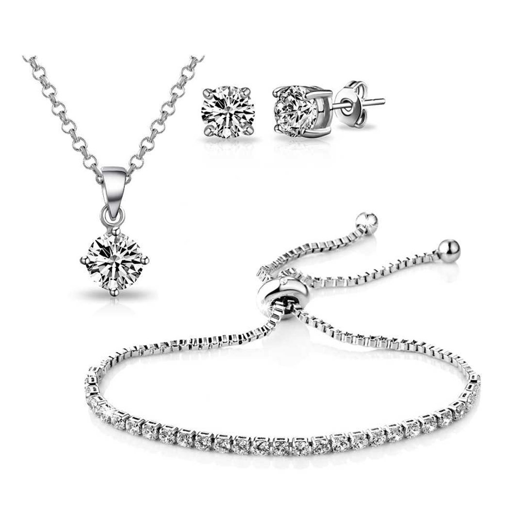 Collana Multifilo Blu di Cristalli Opachi e Mezzo Cristallo Trasparente