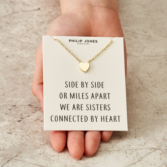 Sister on sale heart necklace