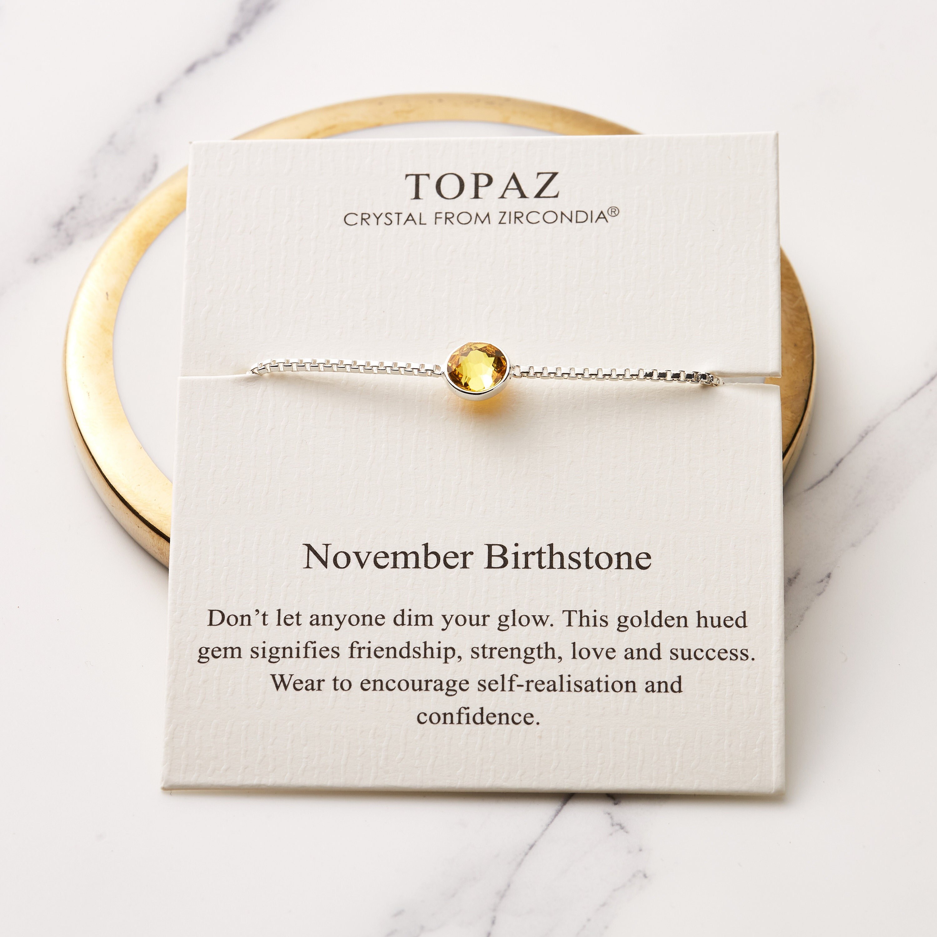 November birthstone bracelet sale