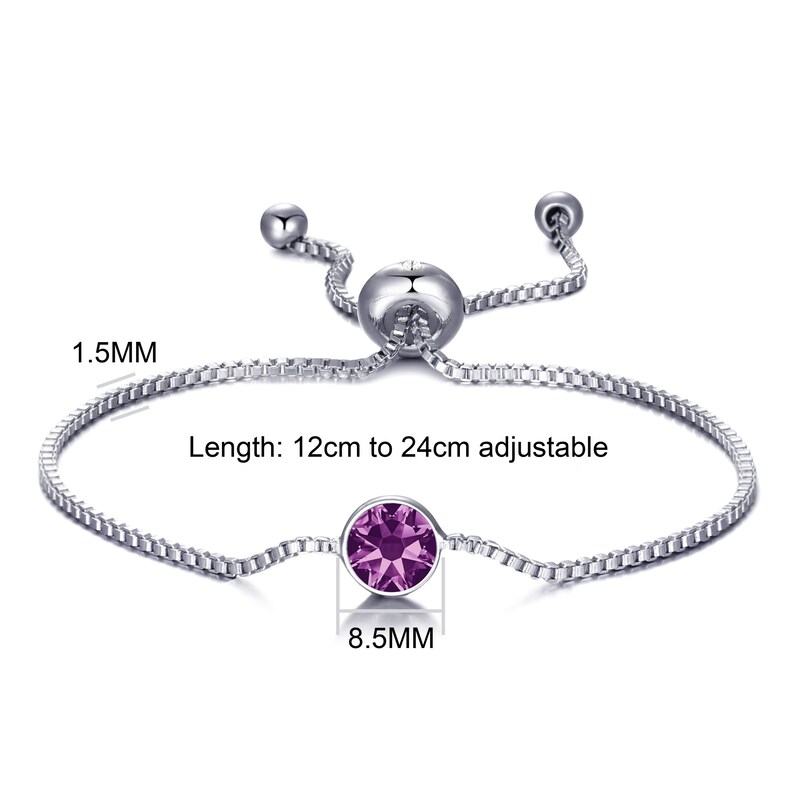 Alexandrite birthstone bracelet Clearance