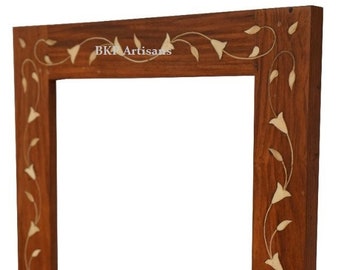 Inlaid Photo Frame|Inlaid Mirror Frame| India Antique Frame|Bone Inlay Frame|Inlaid Frame|Picture Frame| Bone Inlay