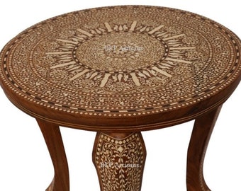 Inlay Coffee Table|Inlaid Coffee Table| Bone Inlay Coffee Table| End table| Bone Inlay