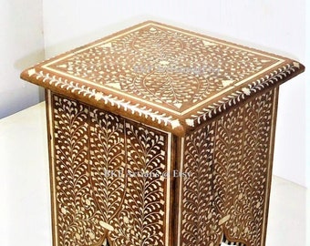 Square Top  | Inlaid Coffee Table|Teak-wood|Bestseller|Limited Edition|