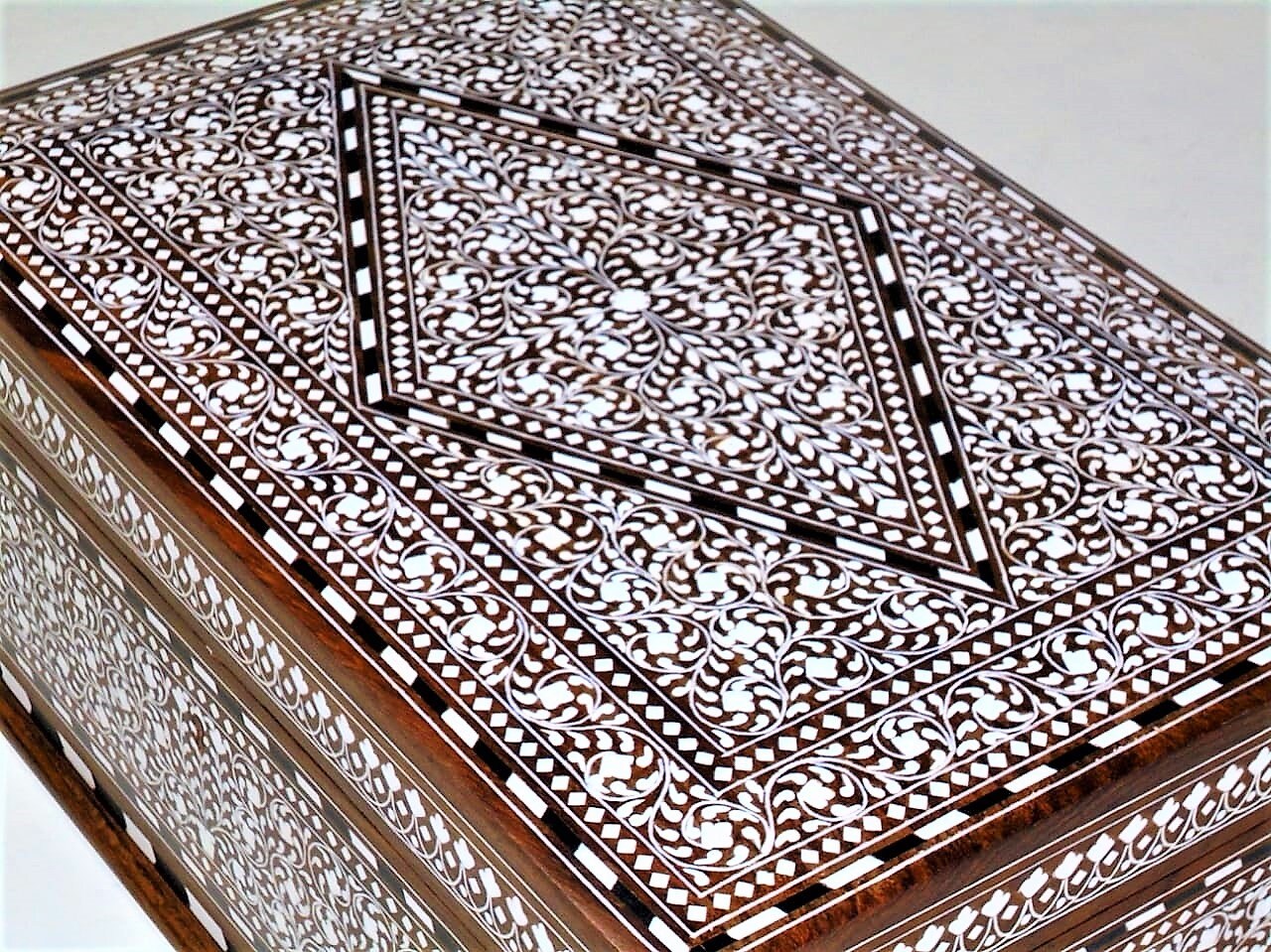 Inlay Jewelry Box Acrylic inlayHandmadeJewlery Organizer | Etsy