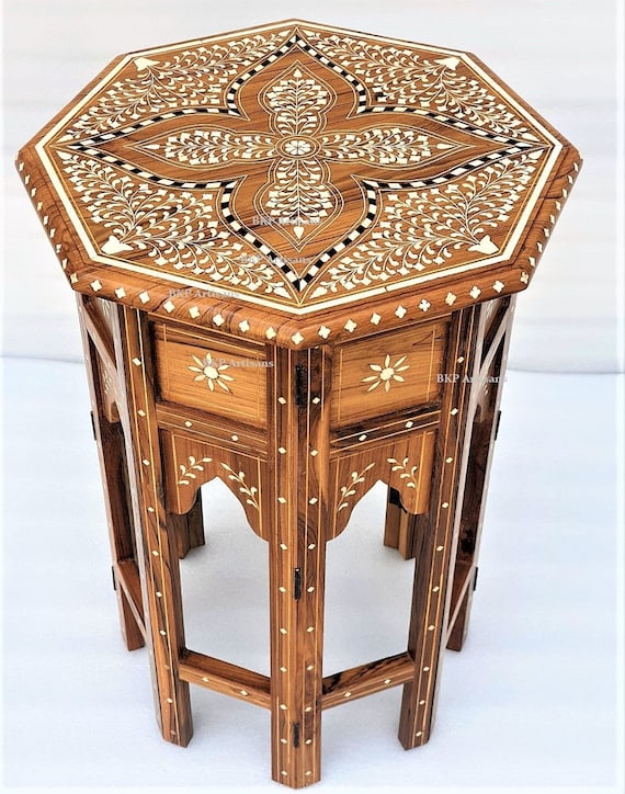 Inlay cheap side table