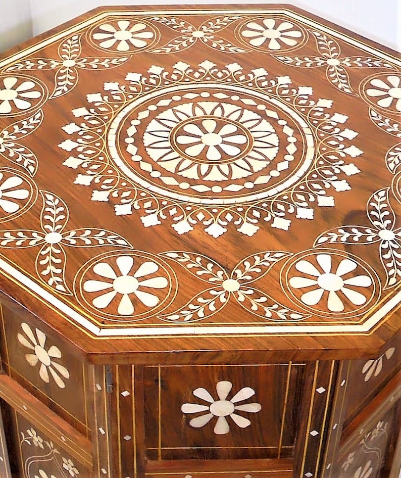 Inlay Coffee Tableinlaid Coffee Table | Etsy