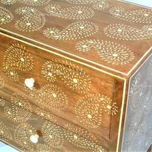 L657 Pair of Inlay Bedside Tables