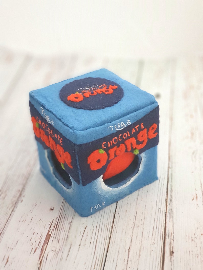 Felt Chocolate Orange Sweet Wrapper Etsy UK