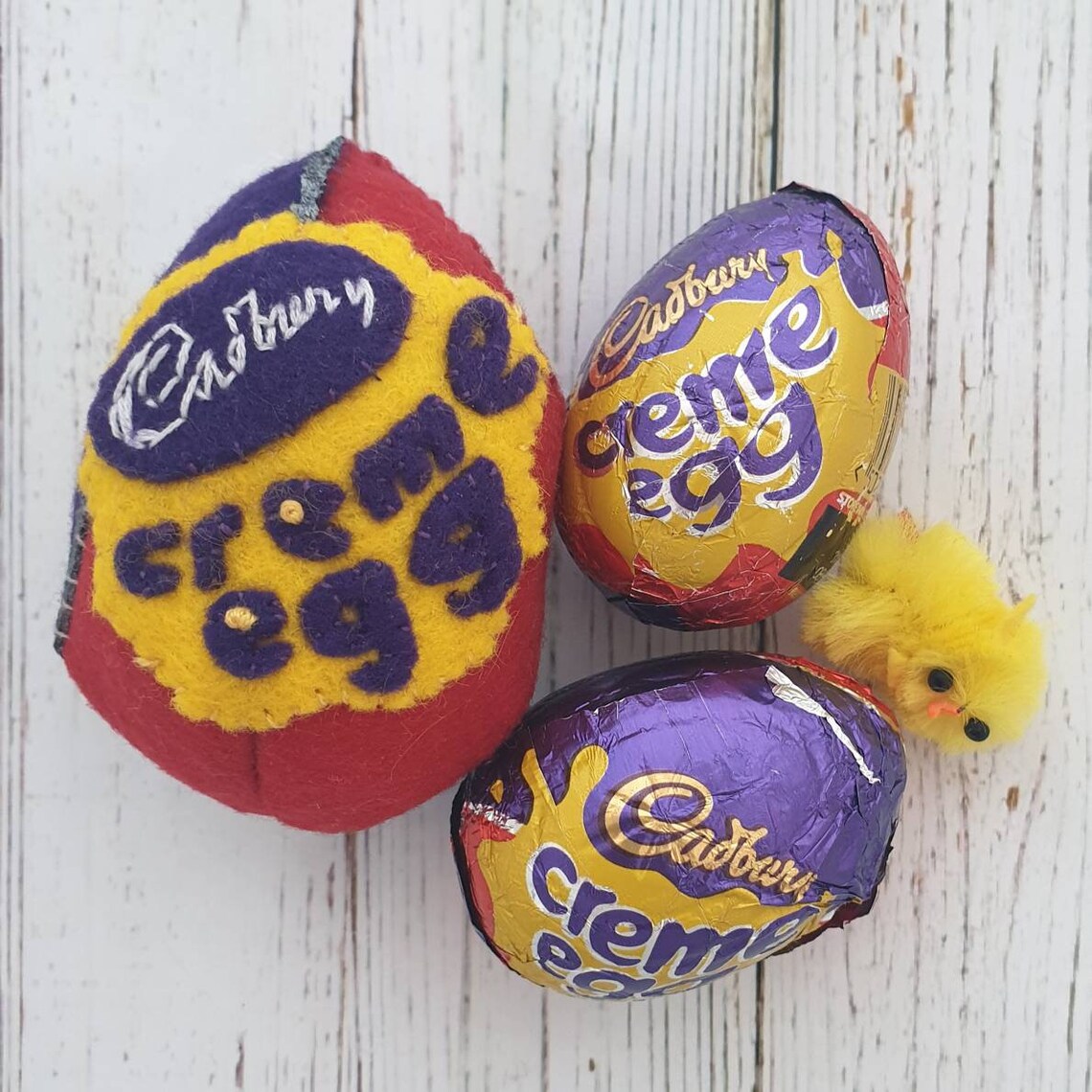 Felt Creme Egg Sweet Wrapper Etsy