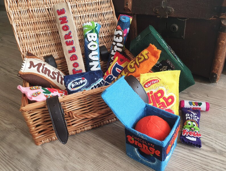 Felt Chocolate Orange Sweet Wrapper Etsy UK