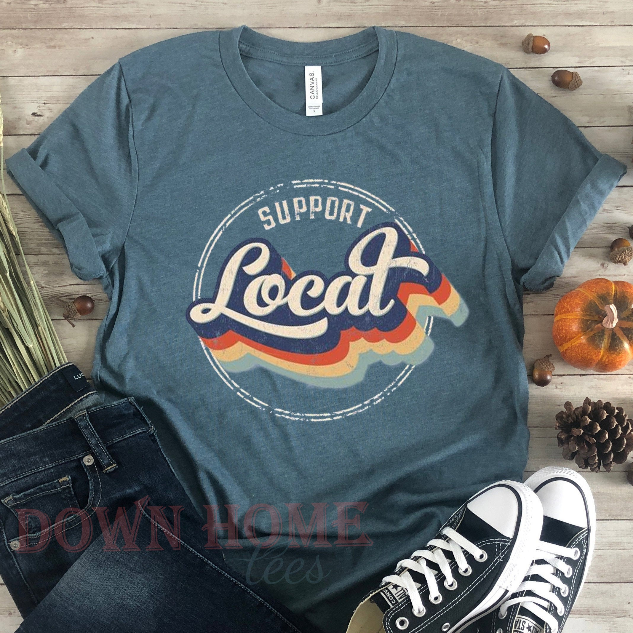 Support Local Tshirt Local T shirt Graphic Tees for Women Local