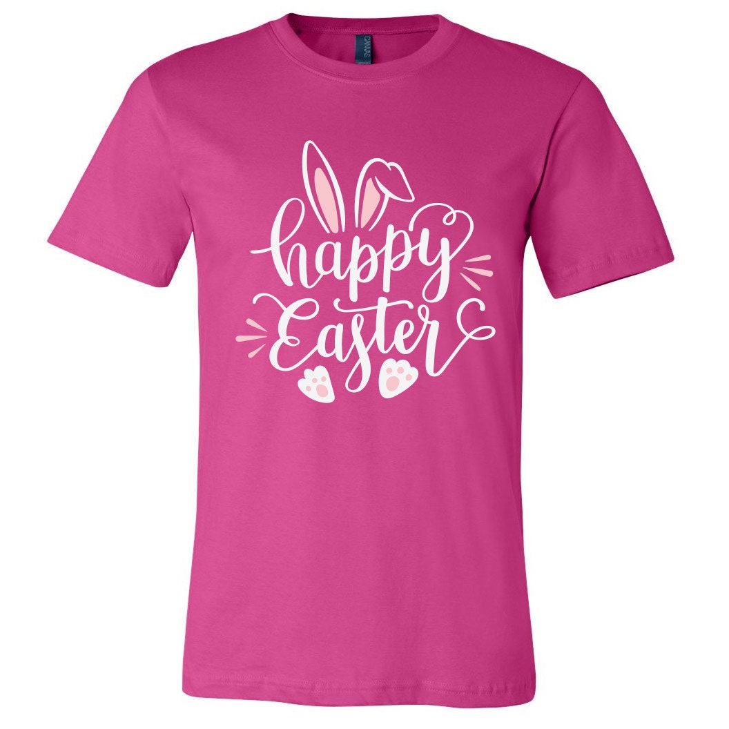 Happy Easter Youth and Adult T-Shirt | Easter Bunny Shirt | Kids Easter