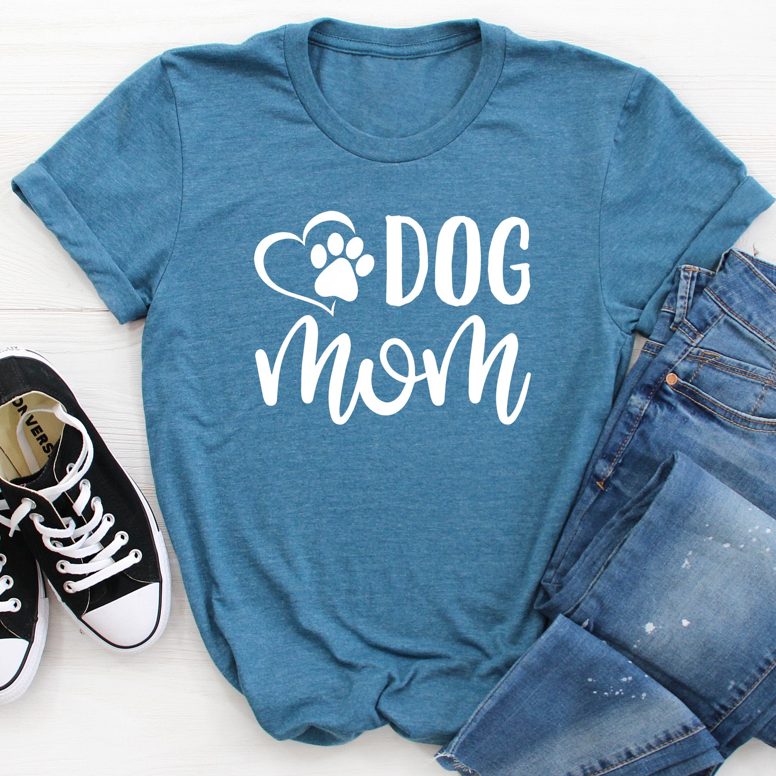 Dog Mom T-Shirt | Dog Shirt | Dog Mom Tee | Birthday Gift for Woman