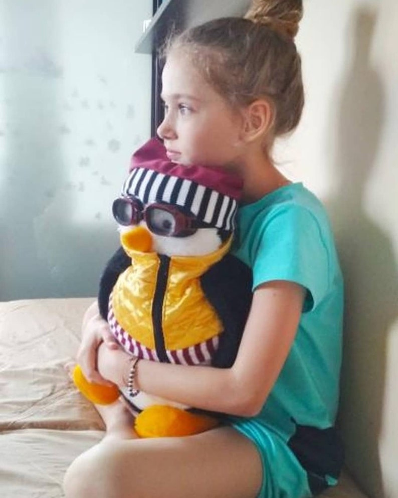 Huggsy Penguin Doll Friends TV Show Joey Tribbiani Hugsy | Etsy