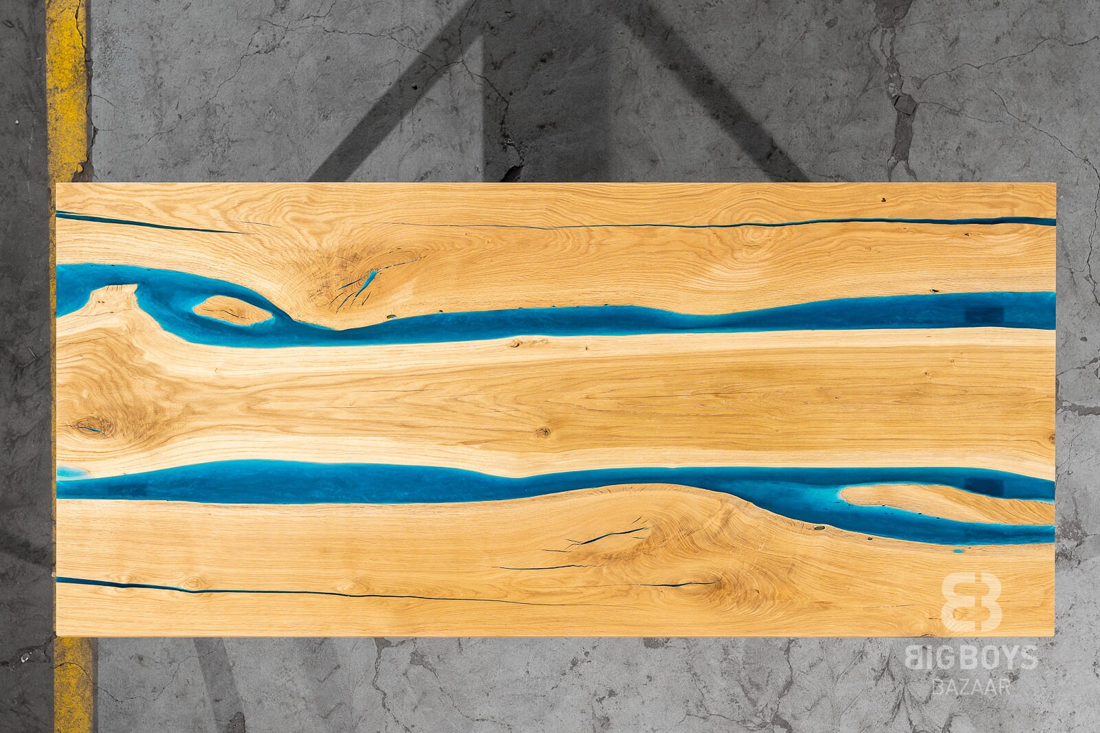 Oak Epoxy Resin From Wild Oak River With Blue Epoxy Resin Etsy UK