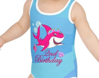 Hat Two-Piece Swimming Costume Set Kids Bathing Suit for Pool Beach Seaside Amaone Baby Boy Girl Swimwear 1-5 Years Old Cute Cartoon Shark Vest Swimsuits 