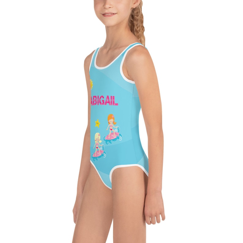Personalized One piece swimsuit Girls Swimwear Custom Swimsuit For Girls Girls Bathing Suit Girl Swimsuit Toddler Swimsuit