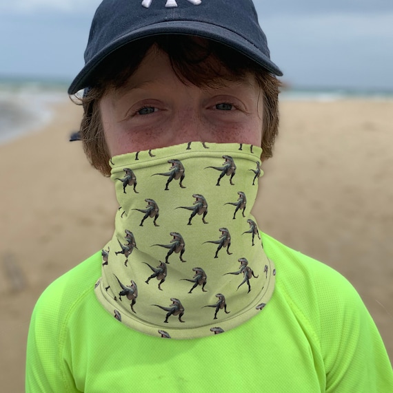 6-10 Years Kids Balaclavas Breathable Face Cover Stretchable Neck Gaiter Tube Sun Protection Bandanas for Girls Boys