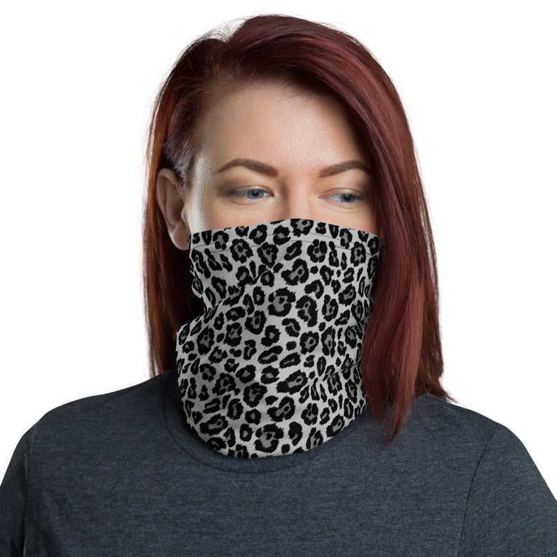 Leopard Safari Neck Gaiter Fabric Face Mask Nose Cover Etsy