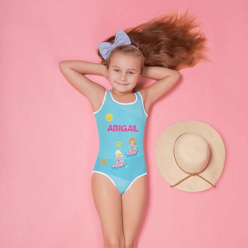 Personalized One piece swimsuit Girls Swimwear Custom Swimsuit For Girls Girls Bathing Suit Girl Swimsuit Toddler Swimsuit