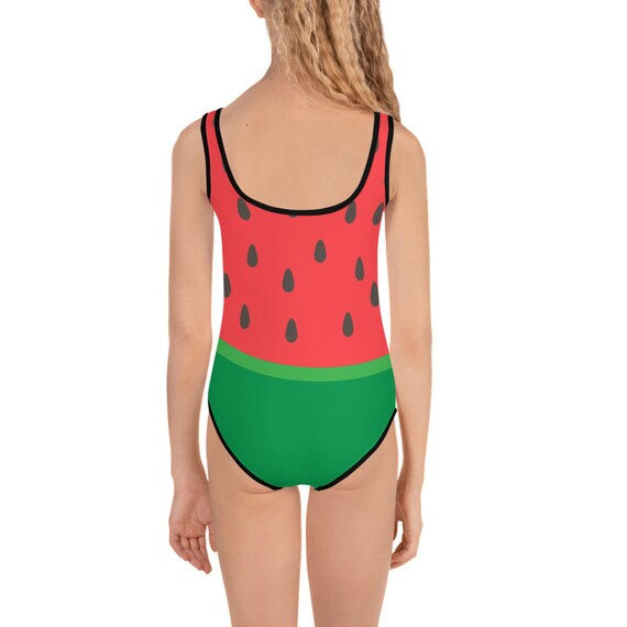 baby girl watermelon bathing suit