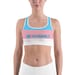 Transgender Clothing, Transexual Pride Flag Sports Bra, LGBT Shirt, Pride Month Clothes, Transexual Color Yoga Bra Top, Pride Month Outfit 
