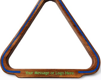 The RackMan Billiard Ball Rack With Custom Message