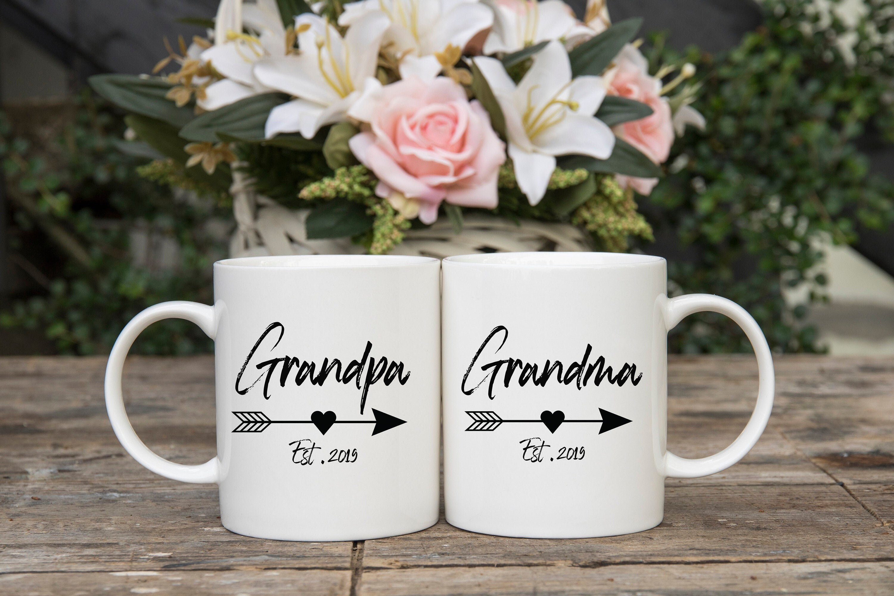 New Grandparents Mug Personalized Mug for Grandparents Etsy