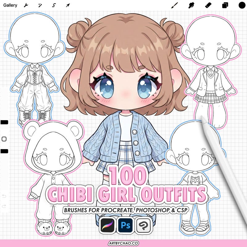 Chibi Outfits - Etsy