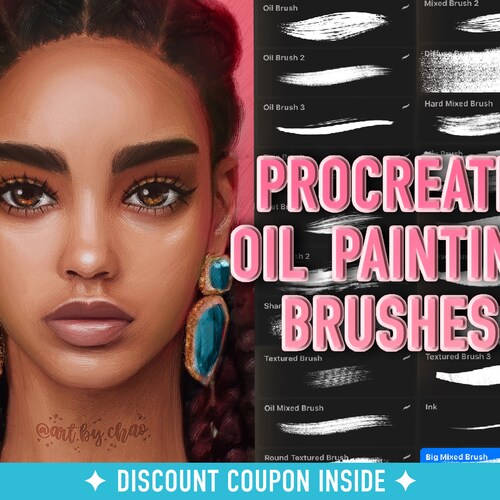 Procreate Oil Painting Brushes Procreate Oil Brushes Etsy
