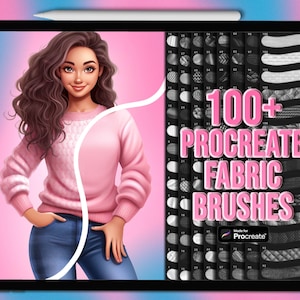 Procreate fabric brushes. Fabric Procreate texture brushes. Procreate fabric pattern brushes. Procreate brushes fabric