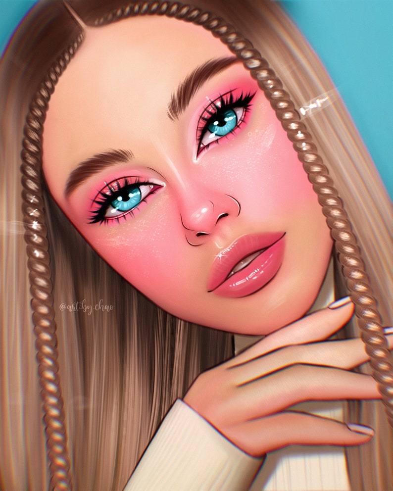 Procreate Hair Brushes Hair Procreate Brushes Procreate Etsy