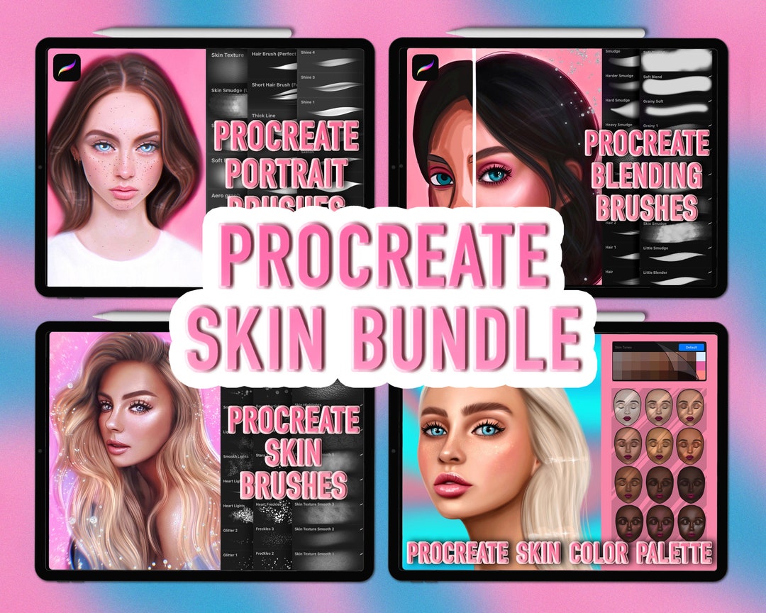 Procreate Brushes Bundle Procreate Skin Brushes Skin Procreate Brushes