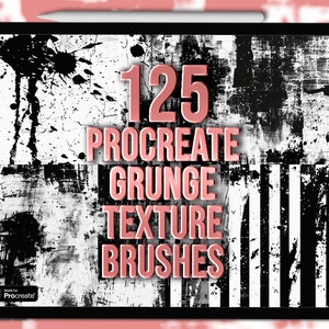 Procreate grunge texture brushes. Grunge texture Procreate brushes. Procreate grunge brushes
