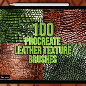 Procreate leather brushes. Leather Procreate brushes. Leather Procreate texture brushes