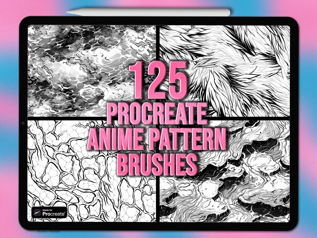 Anime Procreate Texture Brushes Anime Procreate Brushes Procreate Anime