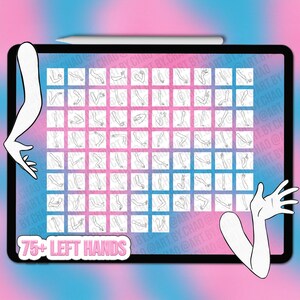 Cartoon Procreate pose maker stamps | Procreate cartoon pose stamps | Procreate cartoon character | Cartoon pose Photoshop brushes