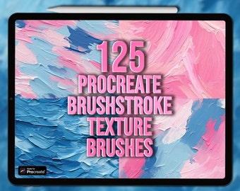 Procreate brushstroke texture brushes. Oil paint texture Procreate brushes. Procreate impasto brushes. Brushstroke Procreate brushes